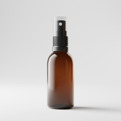 Amber Glass Bottle with Fine Mist Sprayer
